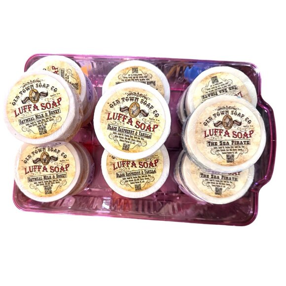 Old Town Soap Co. Luffa Soap One 5 Oz Handmade Bar From Natural Ingredients - Picture 10 of 10